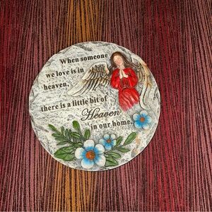 Someone in heaven stone decoration